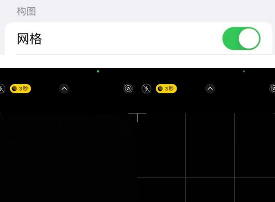 浔阳苹果手机维修网点分享iPhone如何开启九宫格构图功能