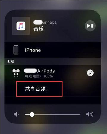 浔阳苹果14音频维修点分享iPhone14音频共享设置方法 