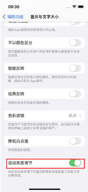 浔阳苹果15维修店分享iPhone 15 Pro系列屏幕亮度 