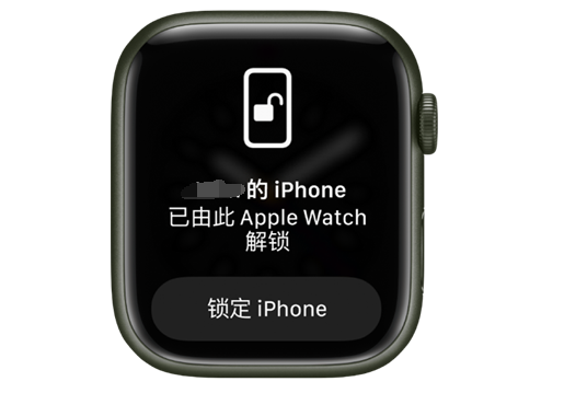 浔阳苹果手机维修分享用 AppleWatch 解锁配备面容 ID 的 iPhone方法 