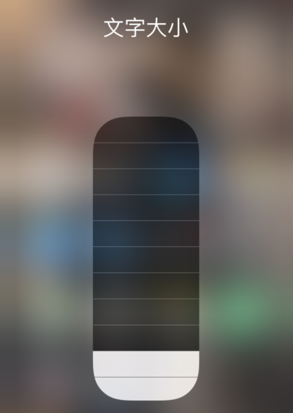 浔阳苹果手机维修分享小技巧：在 iPhone 控制中心快速调节字体大小 